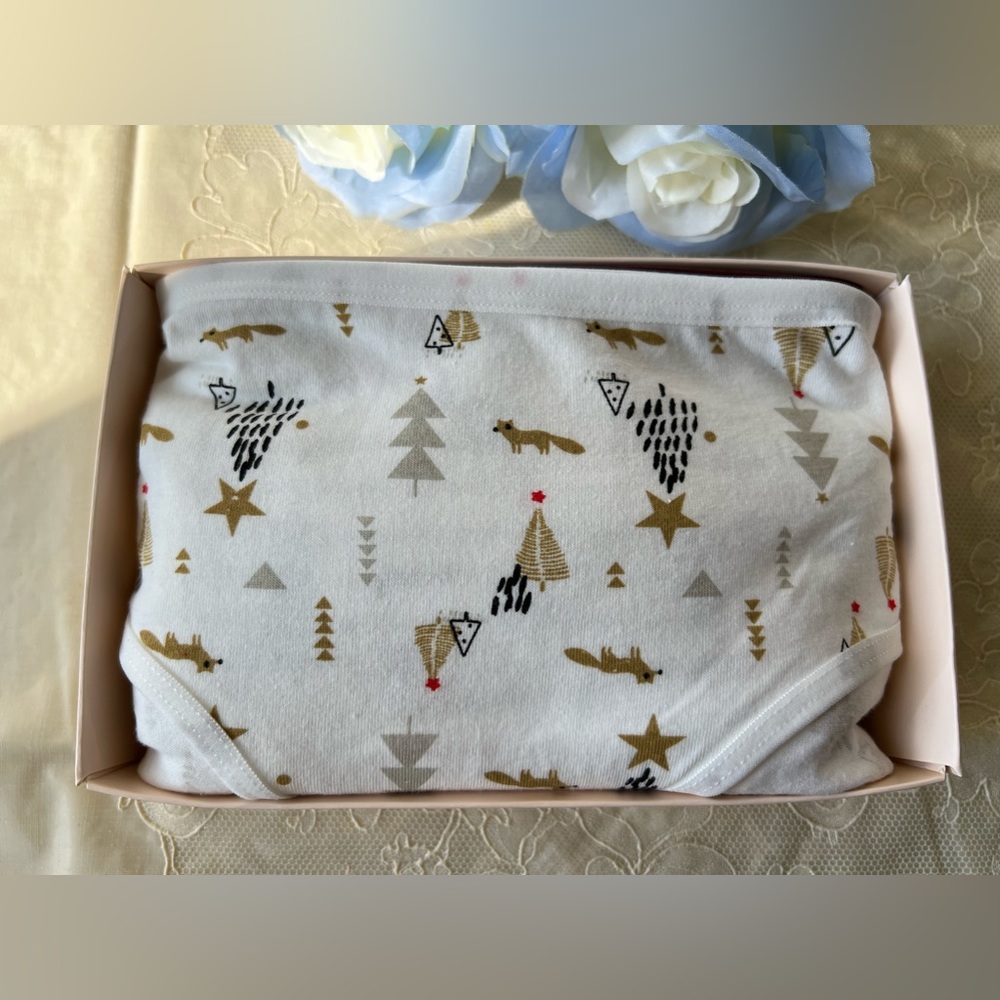New Set of 5 Cotton Panties, Forest
